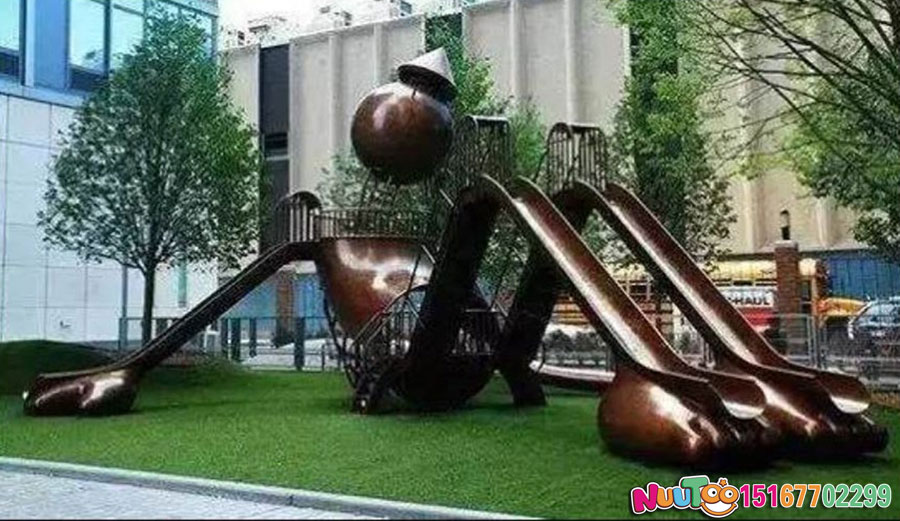 Non-standard tour + clown slide + large combination slide (9)