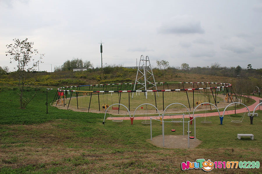 Non-standard ride + swing combination play + swing + children's playground equipment + children's play equipment (23)