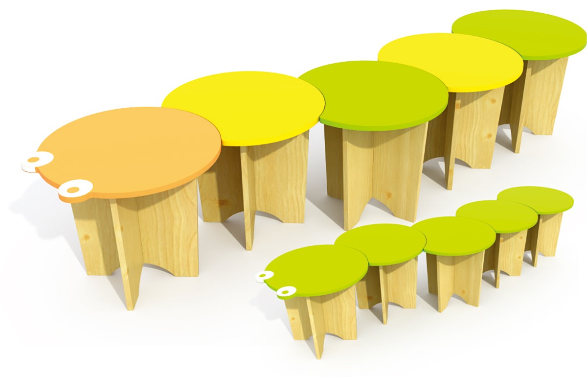 Kindergarten solid wood furniture (4)