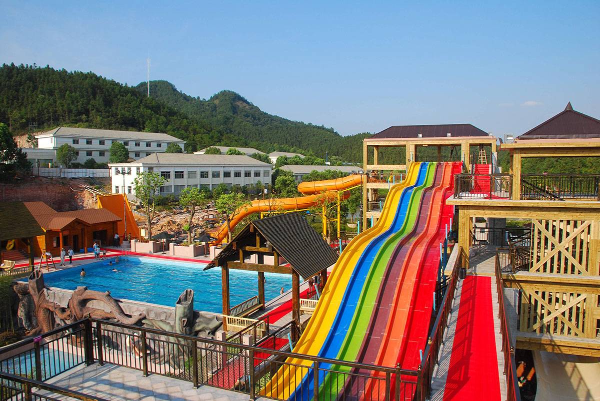 rainbow playground slide (5)