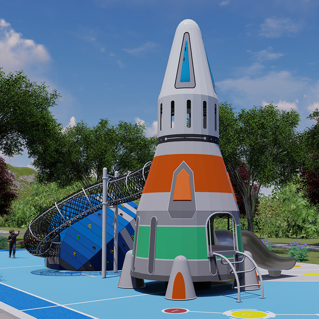 Rocket Ship Playground Slide, Rocket Playground Slide Trader