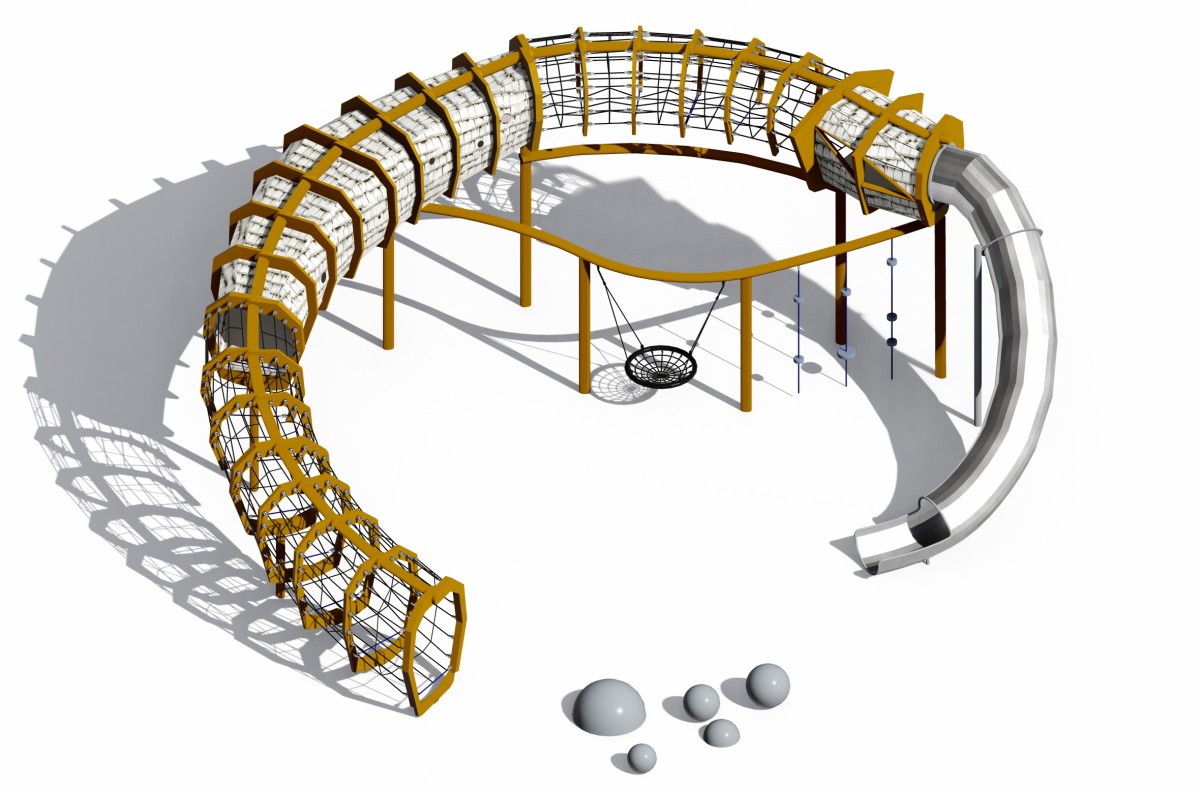 Dragon Bone Outdoor Climb and Slide Set-3