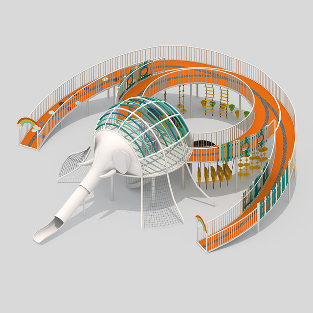 Custom Playground Manufacturer Offer Elephant Playground Solution