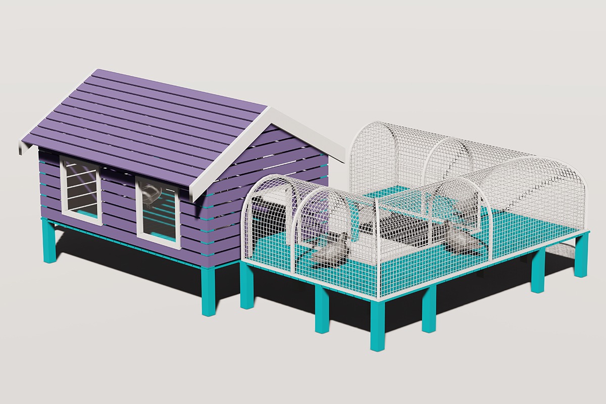 Poultry playground feeder2