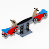 Motorcycle-Styled Kids Seesaws: Indoor & Playground Seesaw Equipment