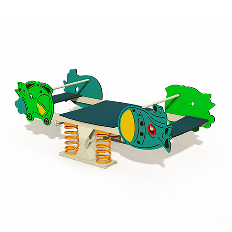 Outdoor Wooden & Spring Seesaws for Kids’ Safe Play