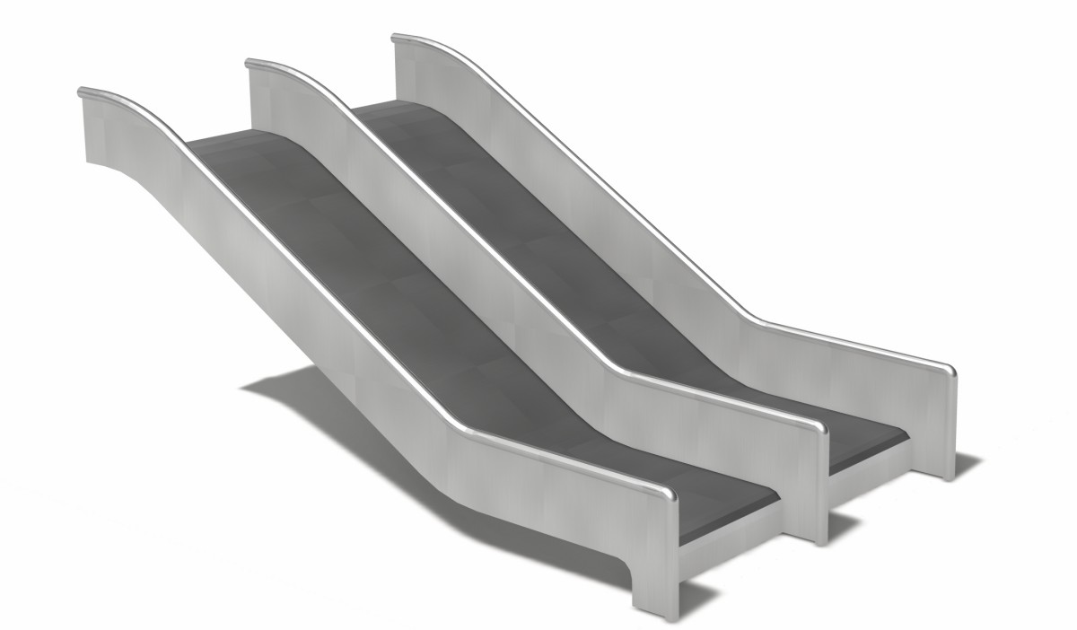 4.Commercial stainless steel slides (2)