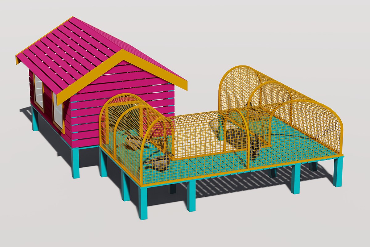 Duck house for petting zoo (4)