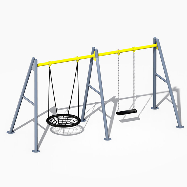 Outdoor Kids Nest Swing with Stable Base for Safe Kids' Play Activities