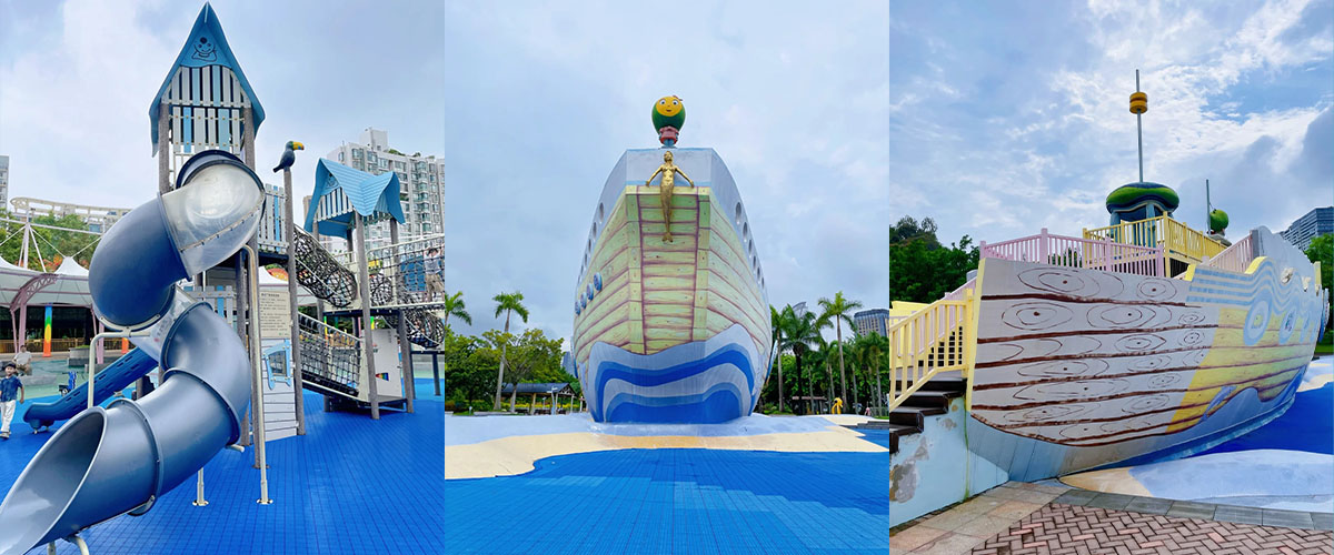 Safe and fun children's playground equipment for commercial use