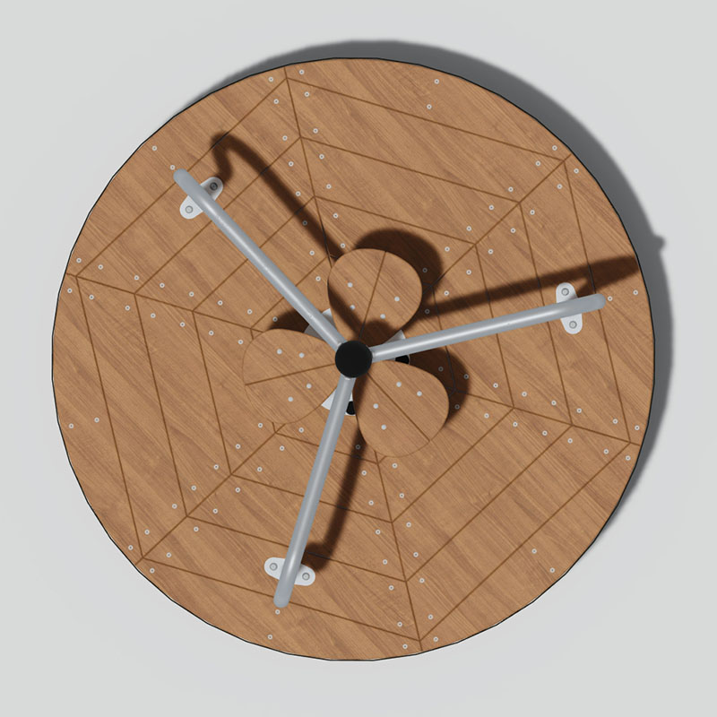 Non-Slip Grip Handles on Safety-Tested Kids Playground Roundabout​