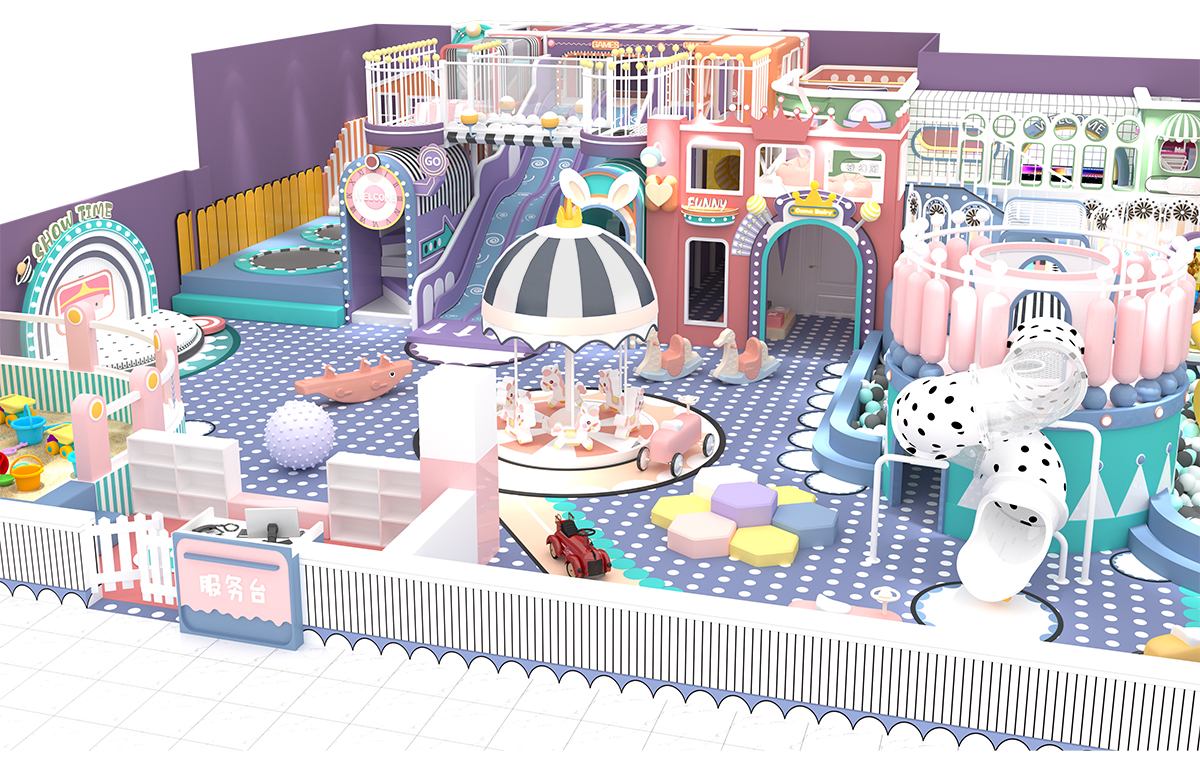 2.Commercial Pastel Color Indoor Playground (7)