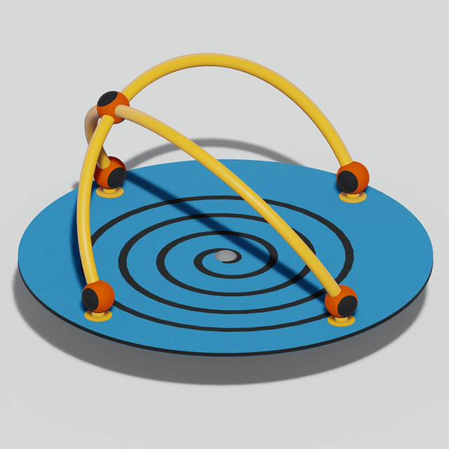 Safe Kids Spinning Playground Equipment with Low-Center Gravity Design