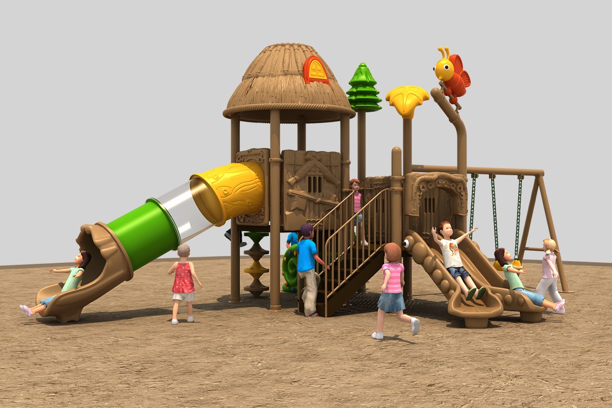 All-weather outdoor slide playground mats (1)