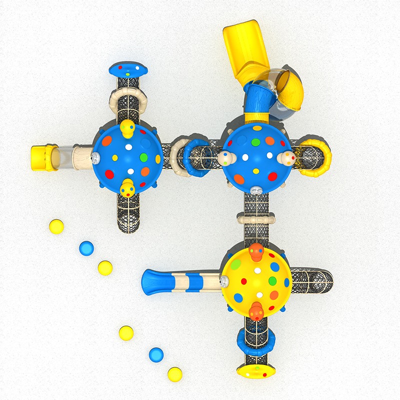 Customizable Mushroom Playground Slide for School Play Areas 