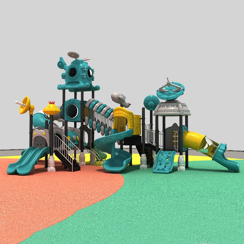 Durable Outdoor Playground Slide for Astronaut Inspired Play