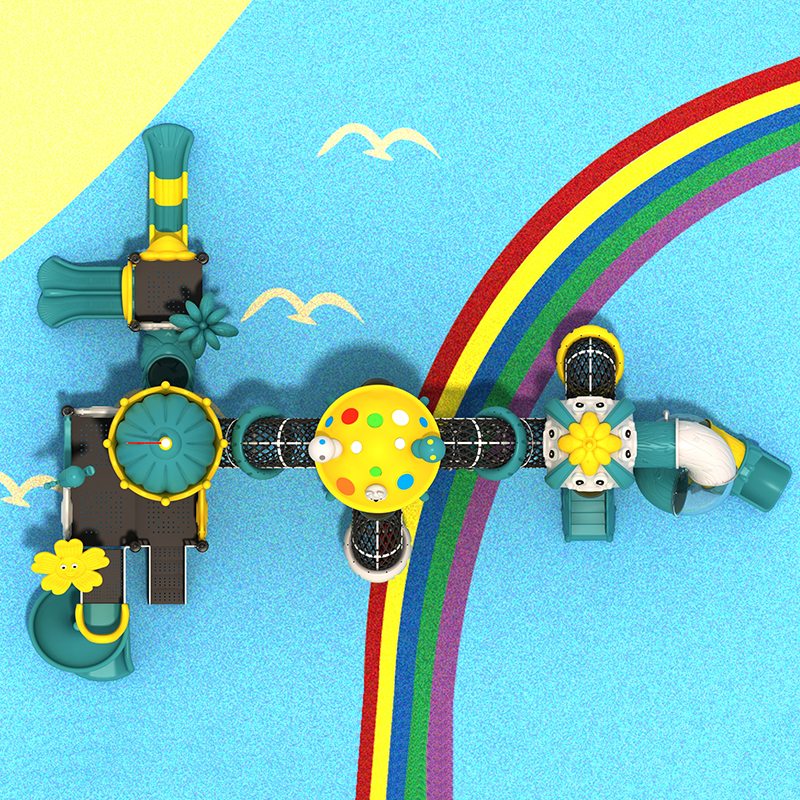 Forest Adventure Playground Slide for Fun Outdoor Play with Kids