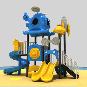Playground Slide for Kids with Exciting Rocket Ship Climb