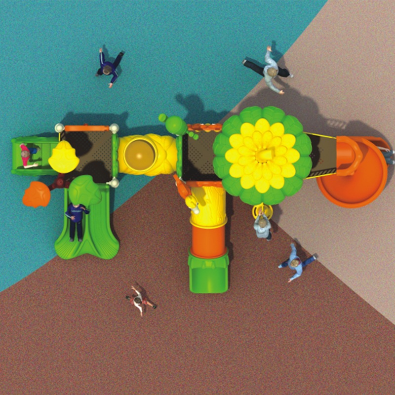 Durable Children's Outdoor Playground Slide for Forest Adventures