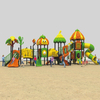 Educational Playground Slide with Forest Theme for Outdoor