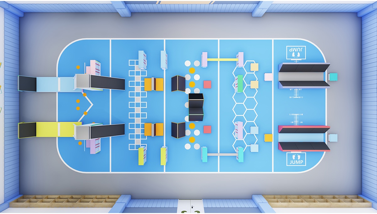 6. Indoor Obstacle Course Training Equipment (11)