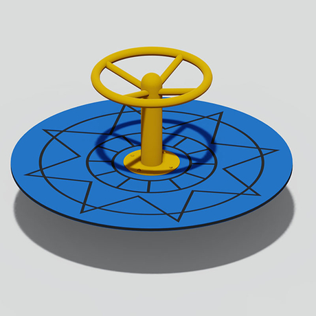 Durable Steel Playground Roundabout for Kids Outdoor Playground