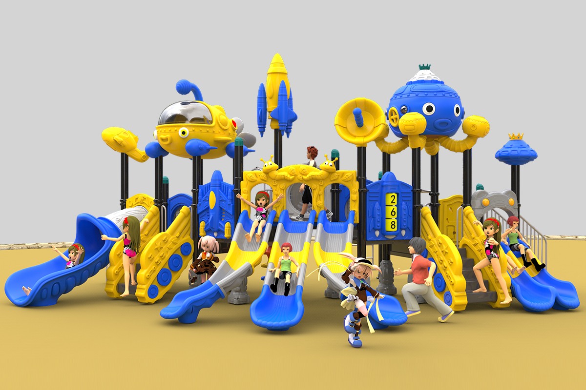 Outdoor space theme slides for kids (2)