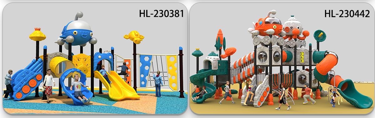 Space Play Slide Supplier HDPE Material (10)