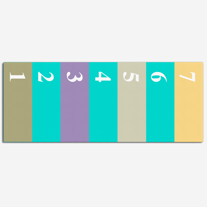 Number-Themed Custom Indoor Soft Play Safety Mats