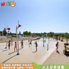 Non-standard amusement equipment and facilities for water park playing and spraying water