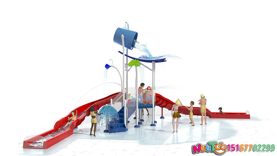 Water slide + water play equipment + children's play facilities (29)