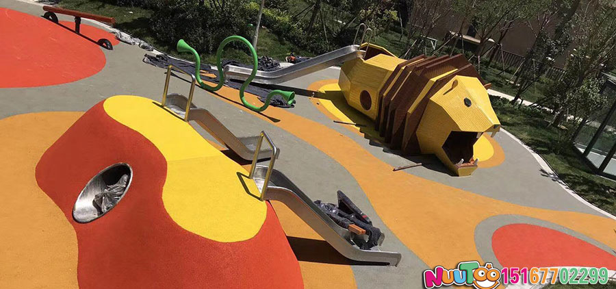 Lions Paradise + Rides + Combined Rides + Combined Slides + Large Amusement Equipment + Children's Play Equipment - (6)