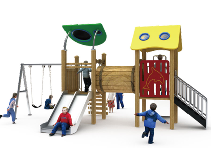 Combination slide + play equipment + small doctor + slide + log slide + stainless steel combination slide 38