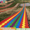 Dry snow slide manufacturers produce and install colorful dry snow rainbow slides with customizable colors