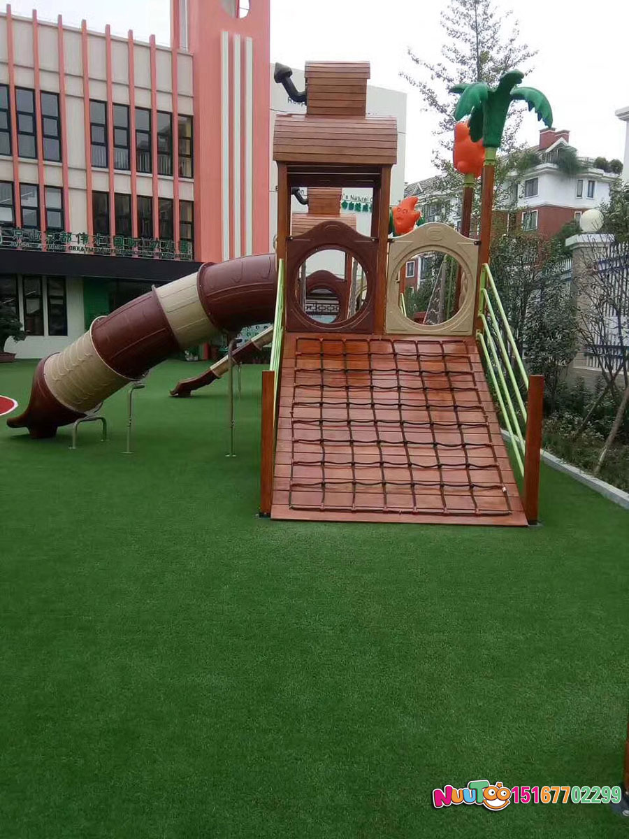 How to decorate the kindergarten outdoor play support facilities?