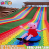 Four seasons rainbow slide, colorful grass sliding, safe and environmentally friendly, reliable quality and dry snow equipment