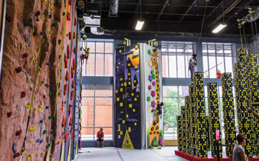 Rock climbing + indoor expansion equipment