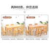 Kindergarten furniture solid wooden table and chair set children's special rectangular table oak desk and chair game table wooden dining table