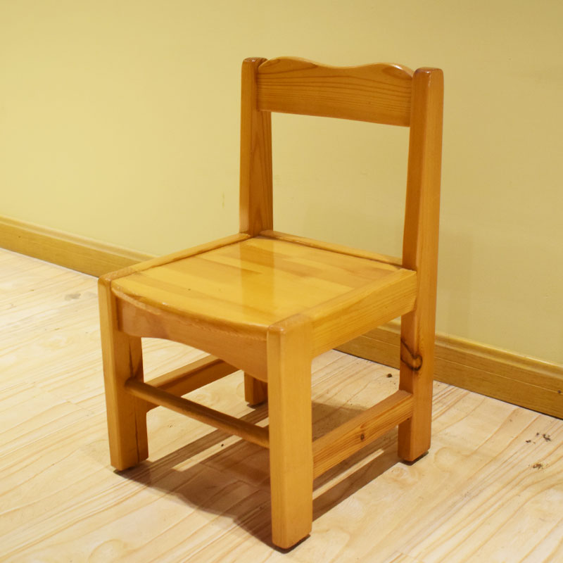 Kindergarten solid wood chair (16)